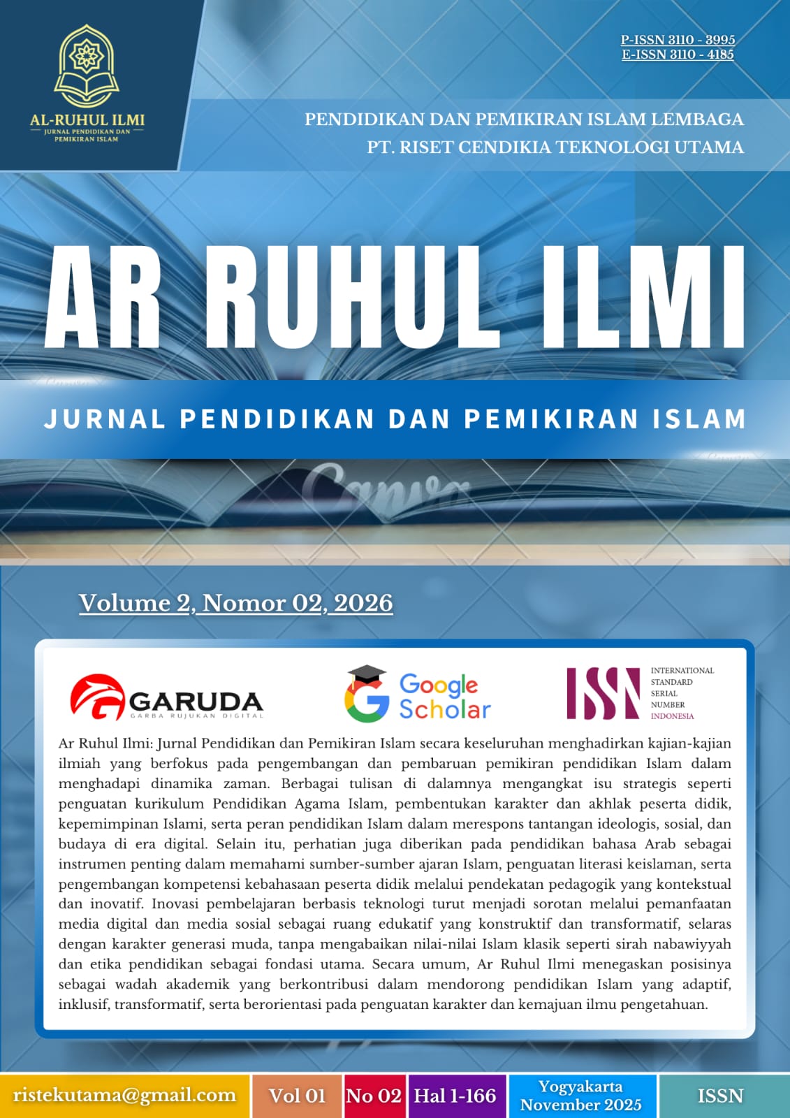					View Vol. 2 No. 02 (2026): Ar-Ruhul Ilmi : Jurnal Pendidikan dan Pemikiran Islam
				
