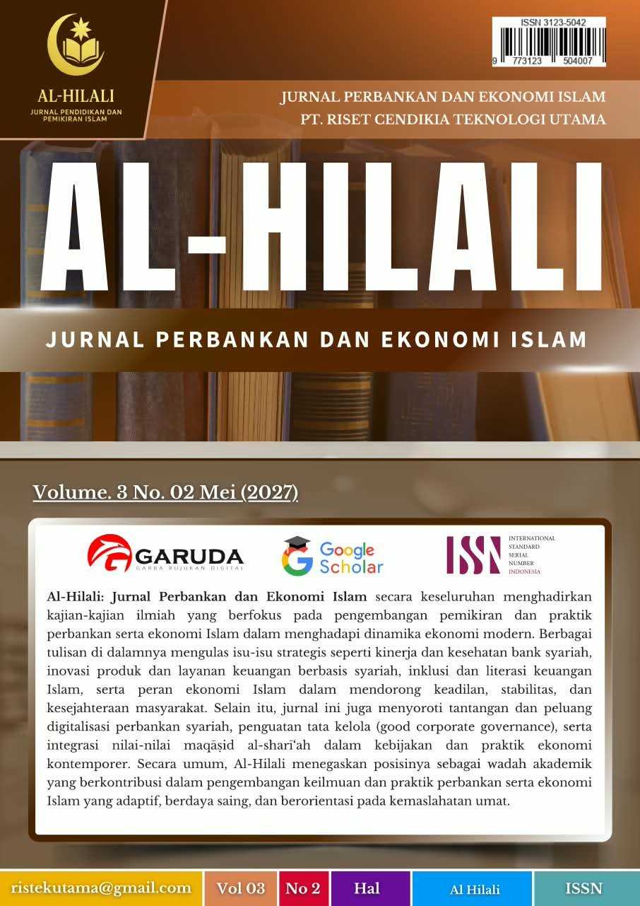 					View Vol. 3 No. 02 (2026): Al-Hilali: Jurnal Perbankan dan Ekonomi Islam
				