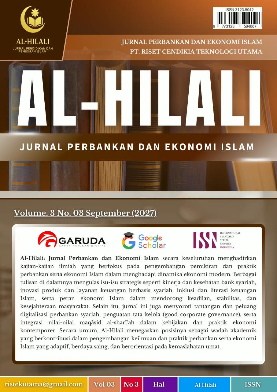					View Vol. 3 No. 03 (2026): AL-Hilali: Jurnal Perbankan dan Ekonomi Islam
				