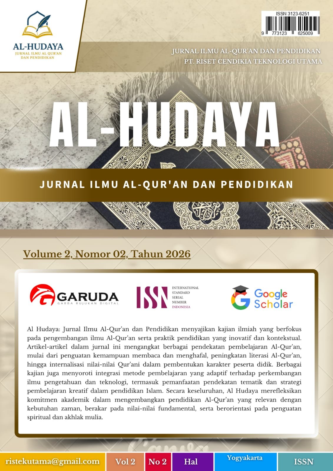 					View Vol. 2 No. 03 (2026): Al-Hudaya : Jurnal Ilmu Al-Quran dan Pendidikan 
				